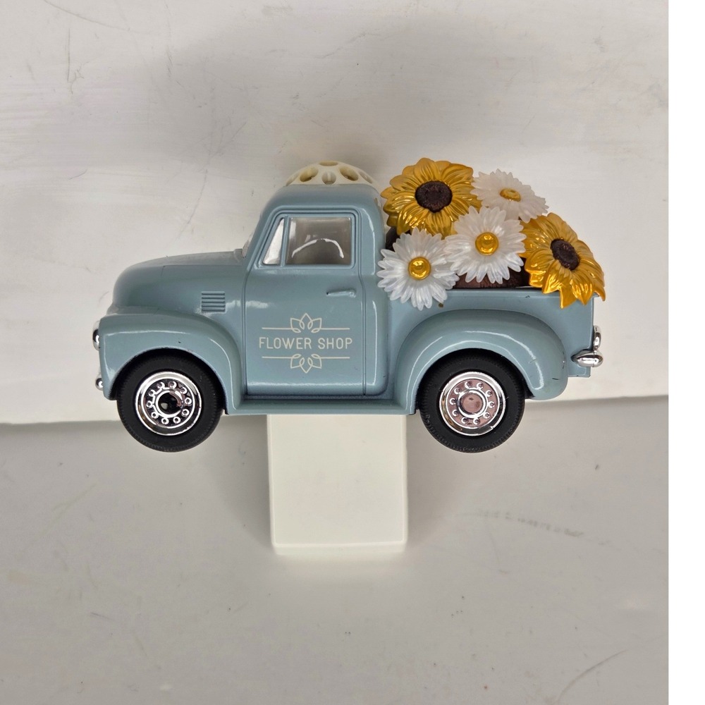 Bath & Body Works Wallflowers Blue Flower Shop Truck Sunflower Plug In Diffuser